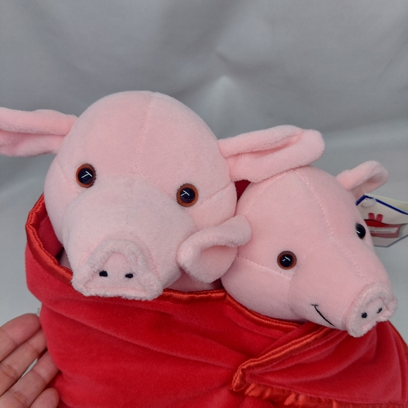Pigs In A Blanket Plush Toy Platte River Trading 9.5" T NWT - Picture 9 of 11